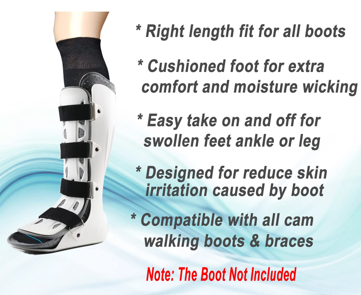 2 Pairs Replacement Sock Liner for Walking Boot Z83309