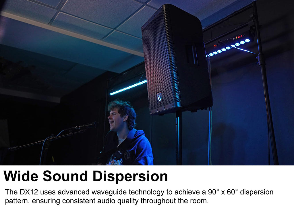 12" Powered DJ PA Speaker Pair with Stands O588