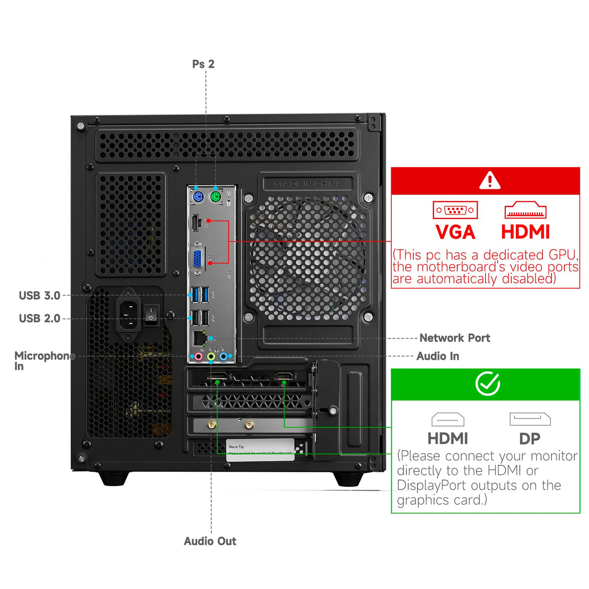 Core i7-14700KF GeForce RTX 4070 12GB Gaming Desktop PC I8911