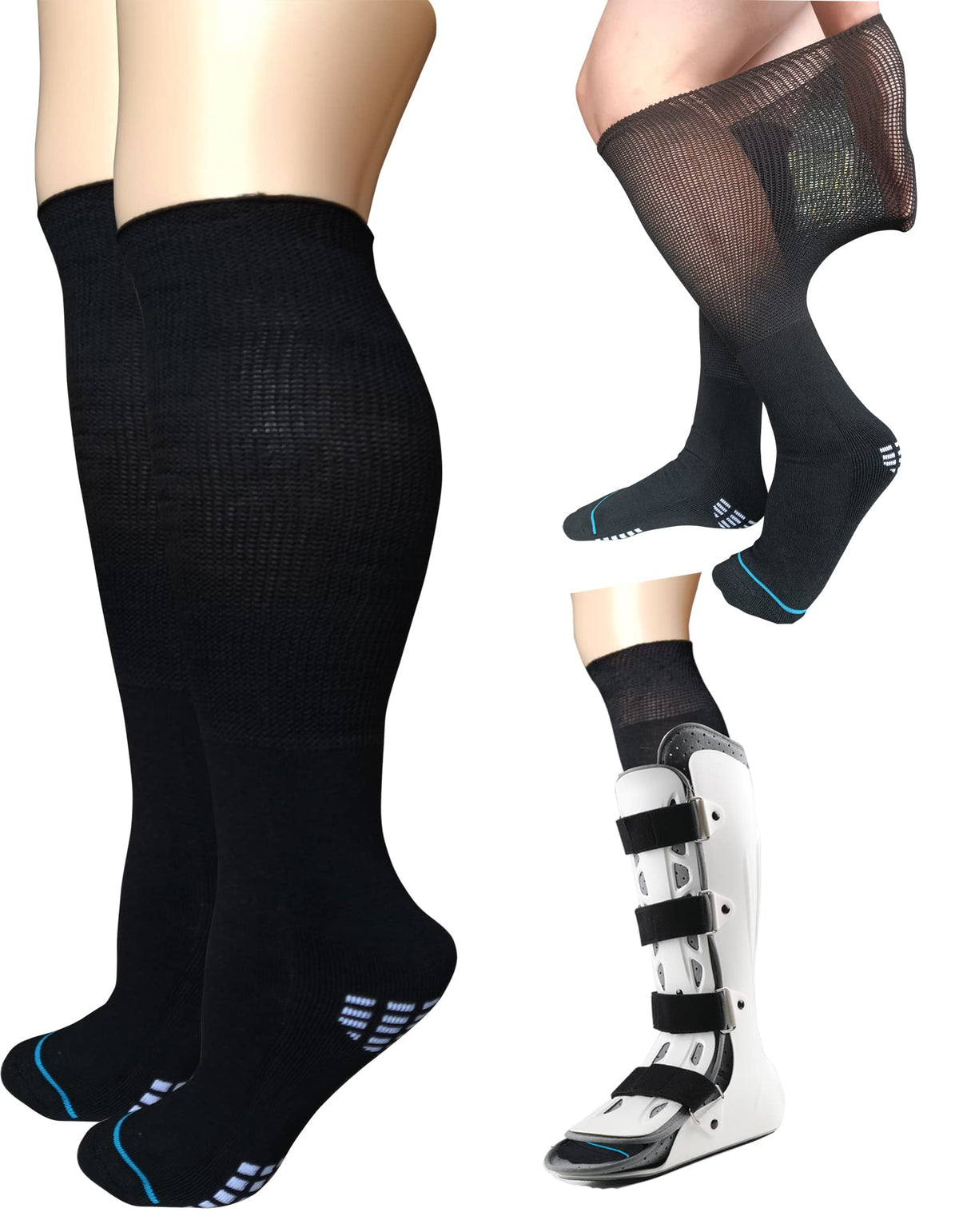 2 Pairs Replacement Sock Liner for Walking Boot Z83309