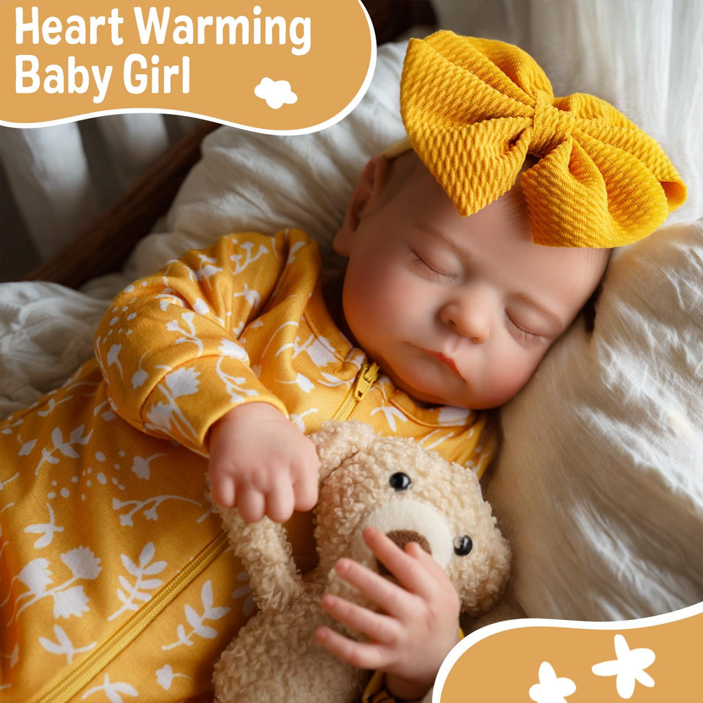20 Inch Full Vinyl Reborn Baby Dolls Girl F459