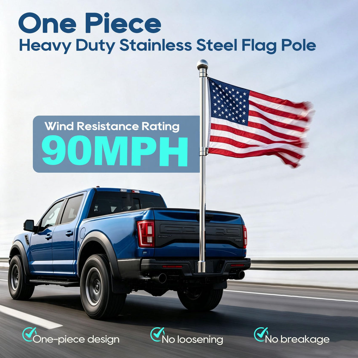 5FT One-Piece Flagpole 2-Pack W63601