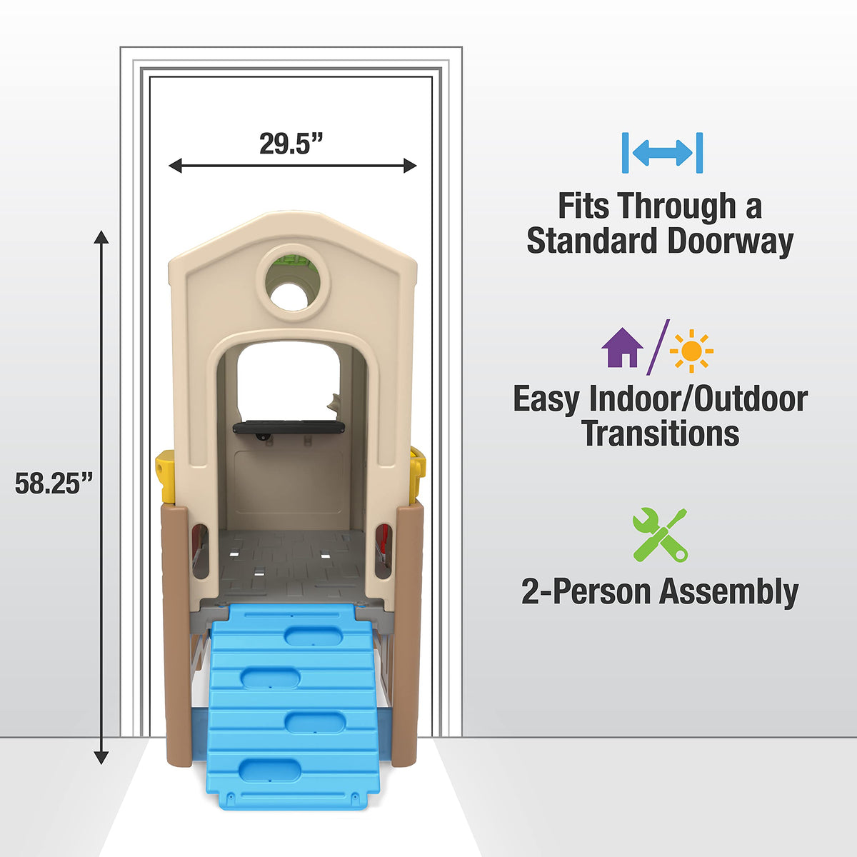 Indoor or Outdoor Playhouse for Toddlers and Kids V283