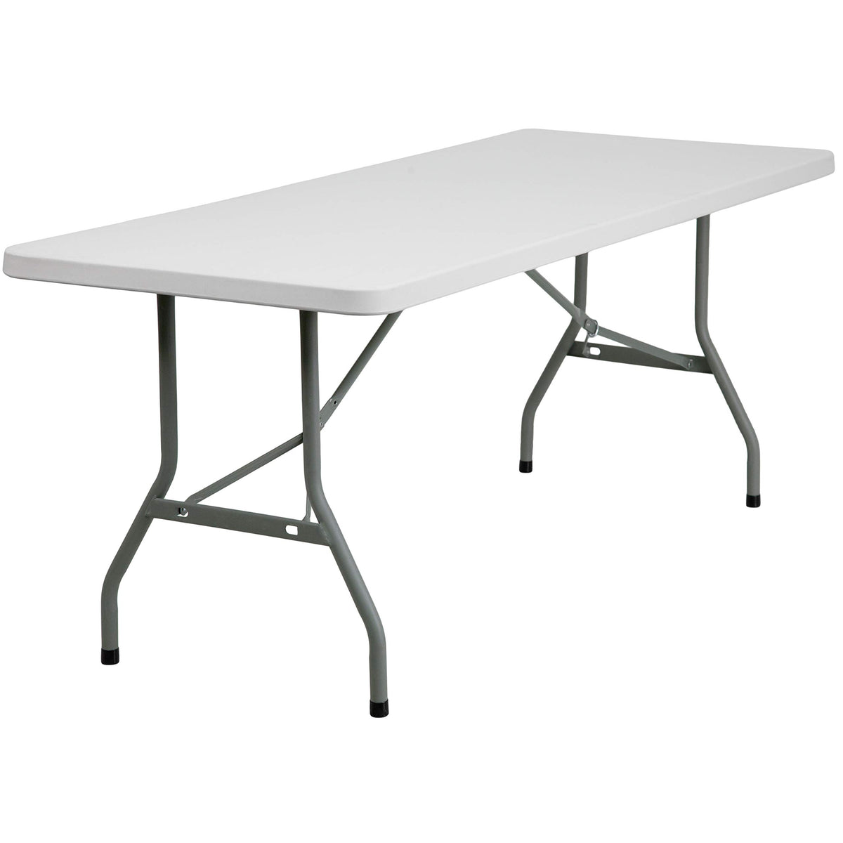 15 Pack 6-Foot Granite White Plastic Folding Table R523