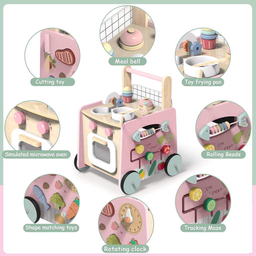 Wooden Baby Walker 4-in-1 N417