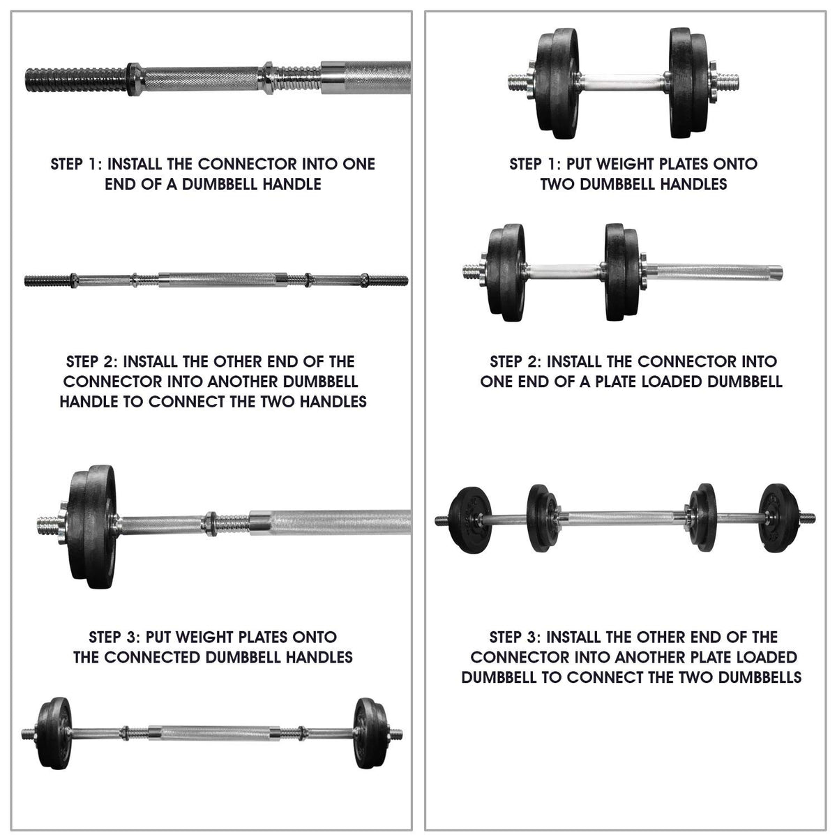 Adjustable Weights Dumbbells Set P565211