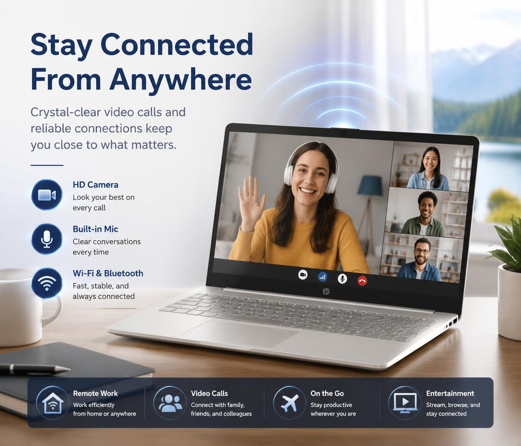 15.6" FHD Laptop, 12th Gen Intel Core i3, 8GB RAM, 256GB SSD Z4760