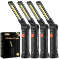 4 Pack Rechargeable Magnetic LED Work Light M121