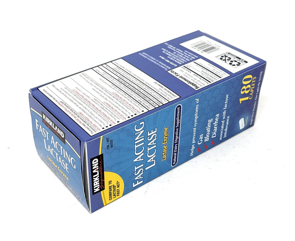 Fast Acting Lactase 180 Caplets Z748