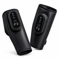 Cordless Air Compression Leg Massager with Heat, 2 Pack (Black) R156
