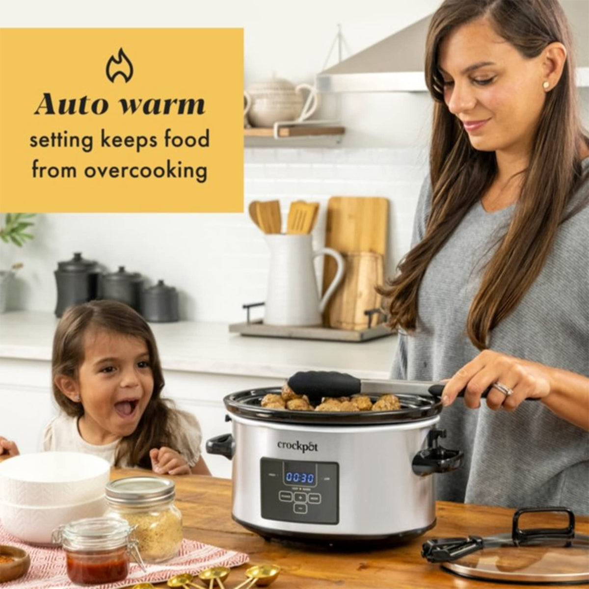 Programmable Slow Cooker, 4 Quart Oval O128