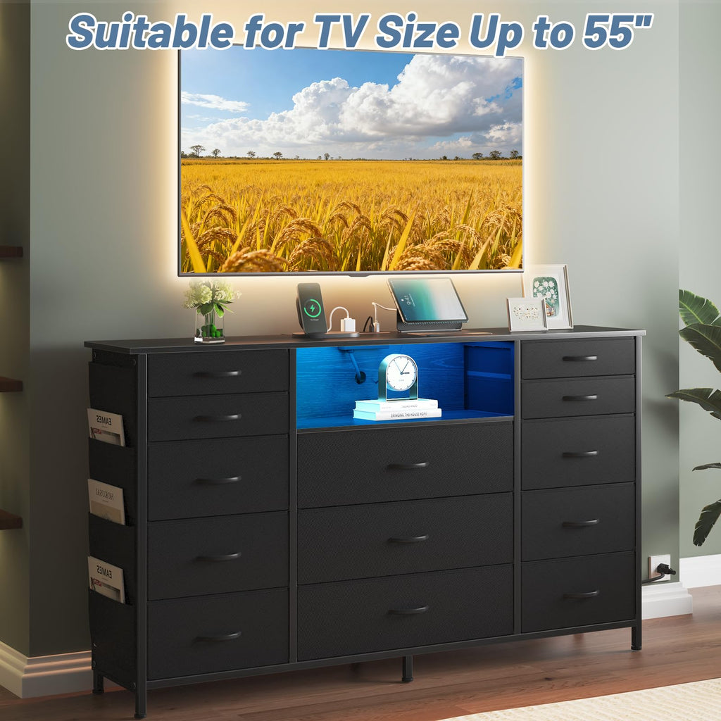 13 Drawer Fabric Dresser P73440