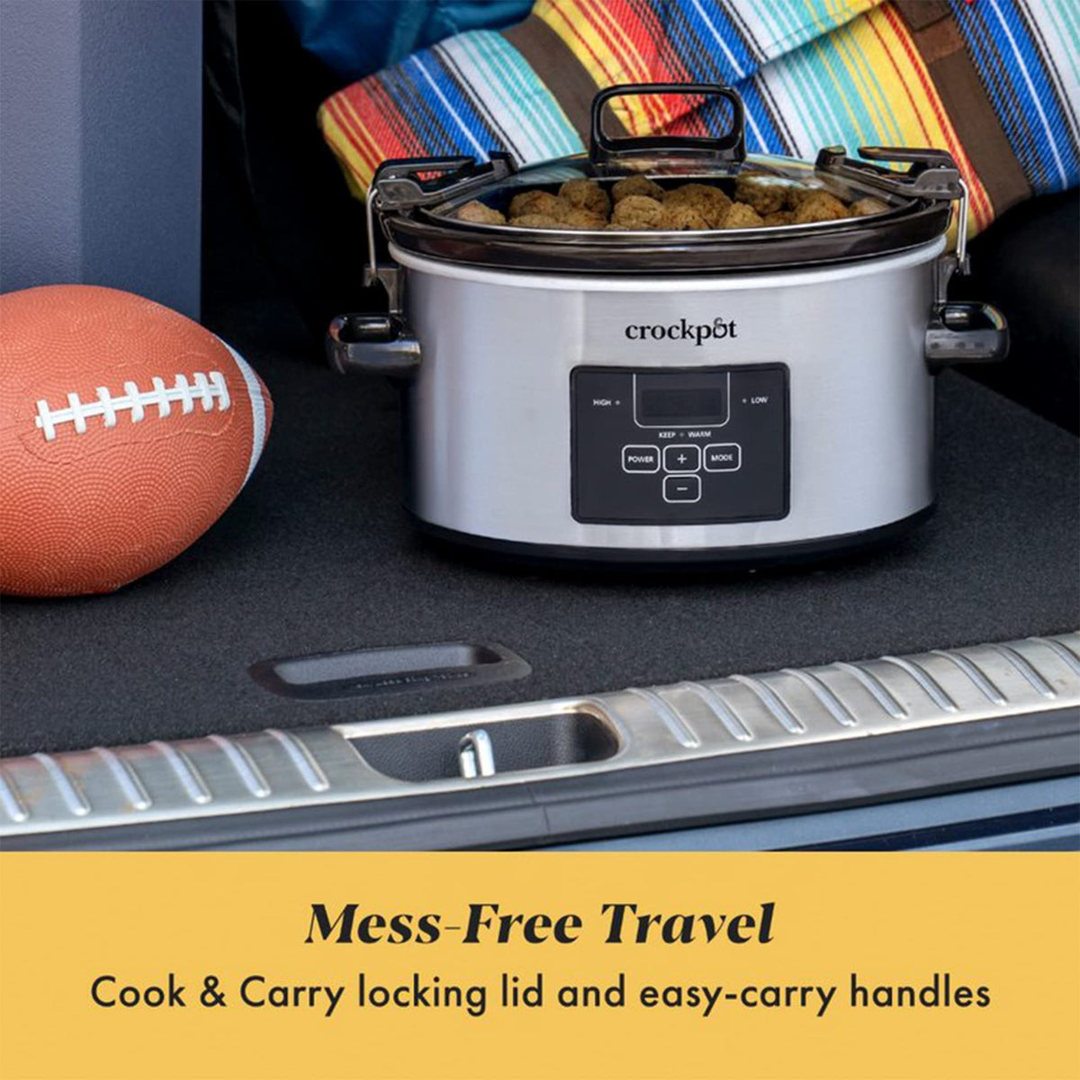 Programmable Slow Cooker, 4 Quart Oval O128