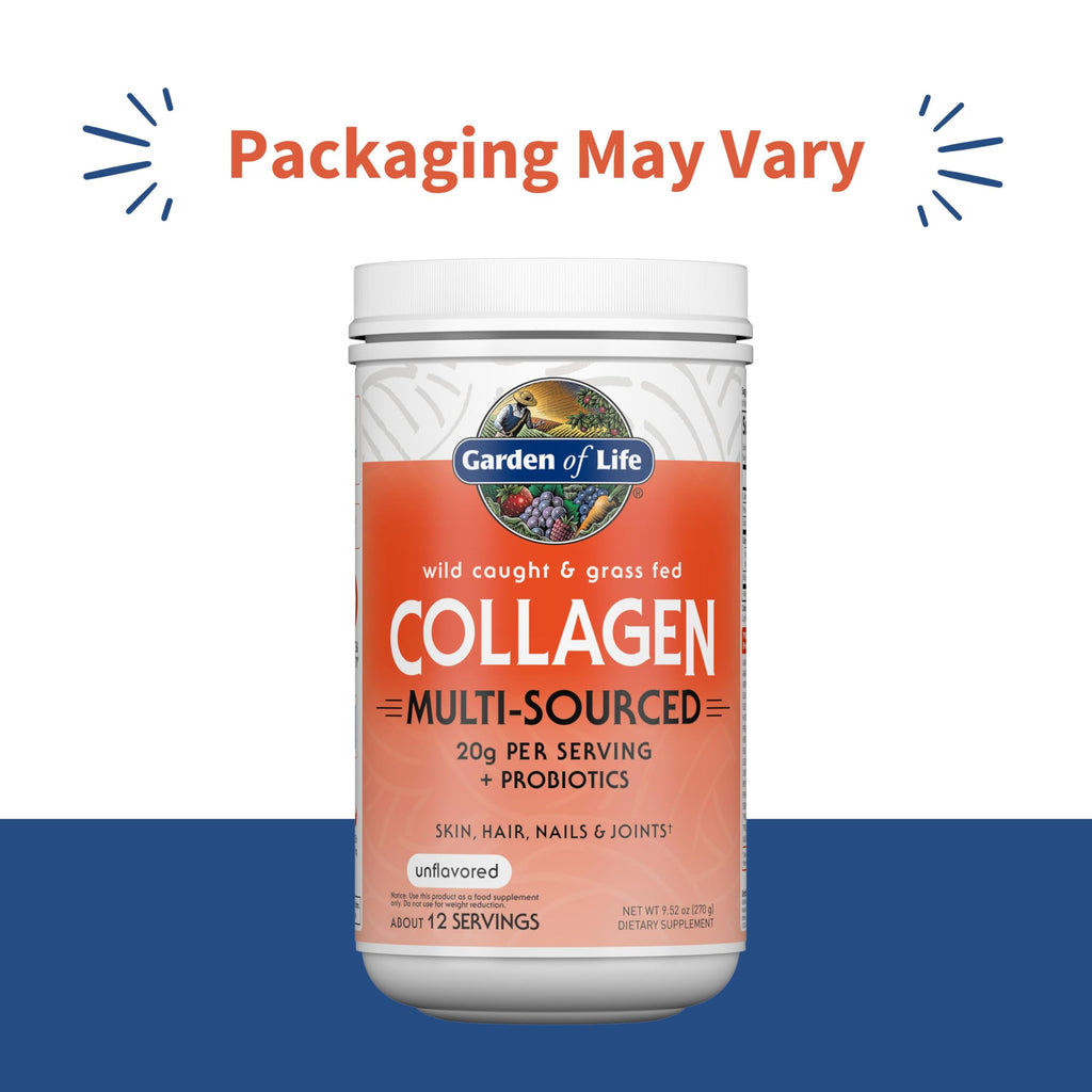 Marine & Grass-Fed Collagen Peptides Powder with Probiotics & BCAAs Unflavored N8818