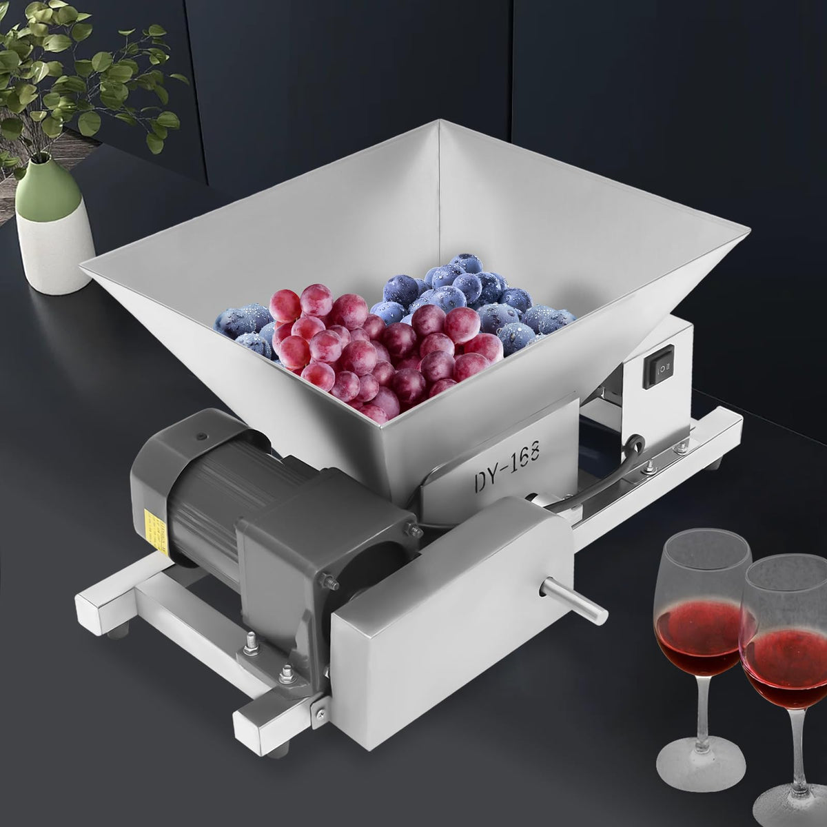 4L Stainless Steel Electric Fruit Crusher Q417