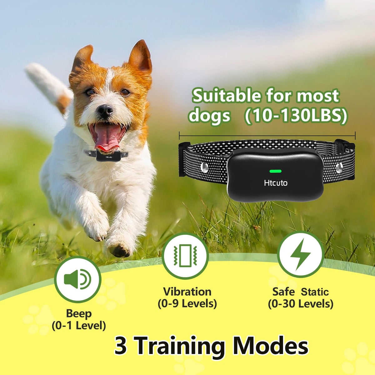 Wireless Dog Fence & Training Collar for 2 Dogs U1445