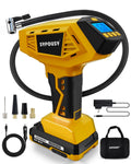 Cordless Tire Inflator Portable Air Compressor 160PSI E907