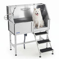 46 Inch Stainless Steel Dog Grooming Tub Z959