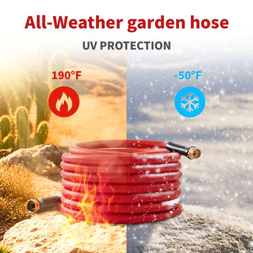 100ft x 3/4” Hot/Cold Water Garden Hose D34960