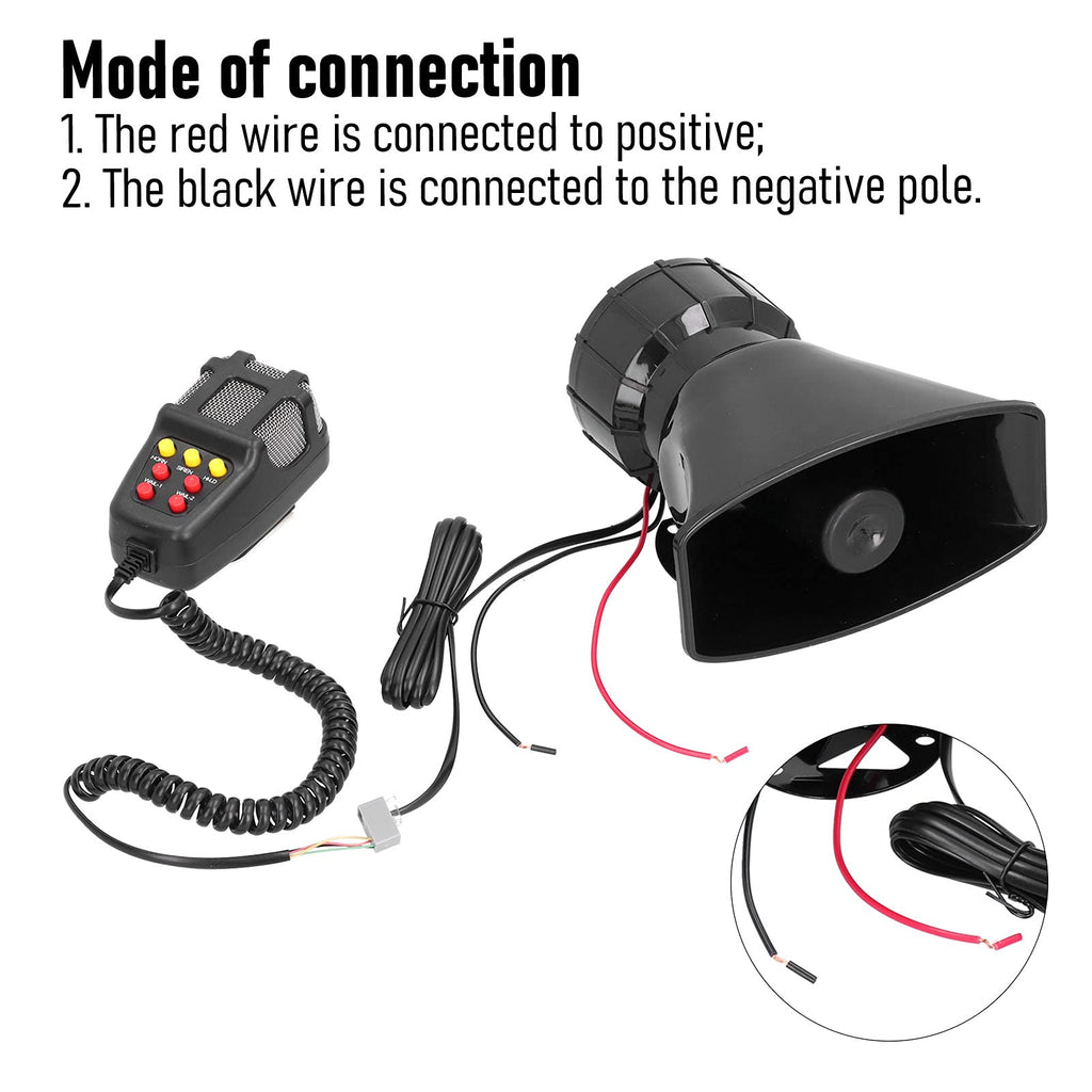 Car Siren Speaker Alarm Horn 7 Tone R75690