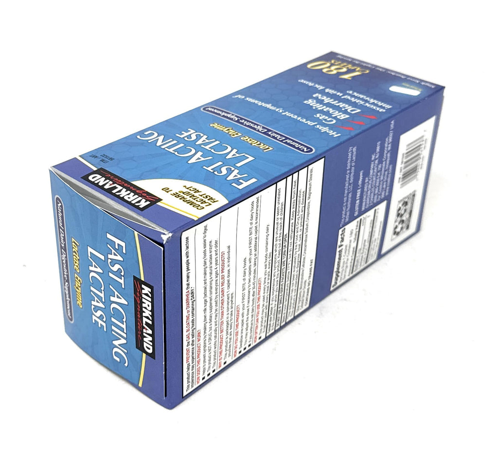 Fast Acting Lactase 180 Caplets Z748