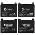 12V 35AH SLA Battery 4 Pack G456