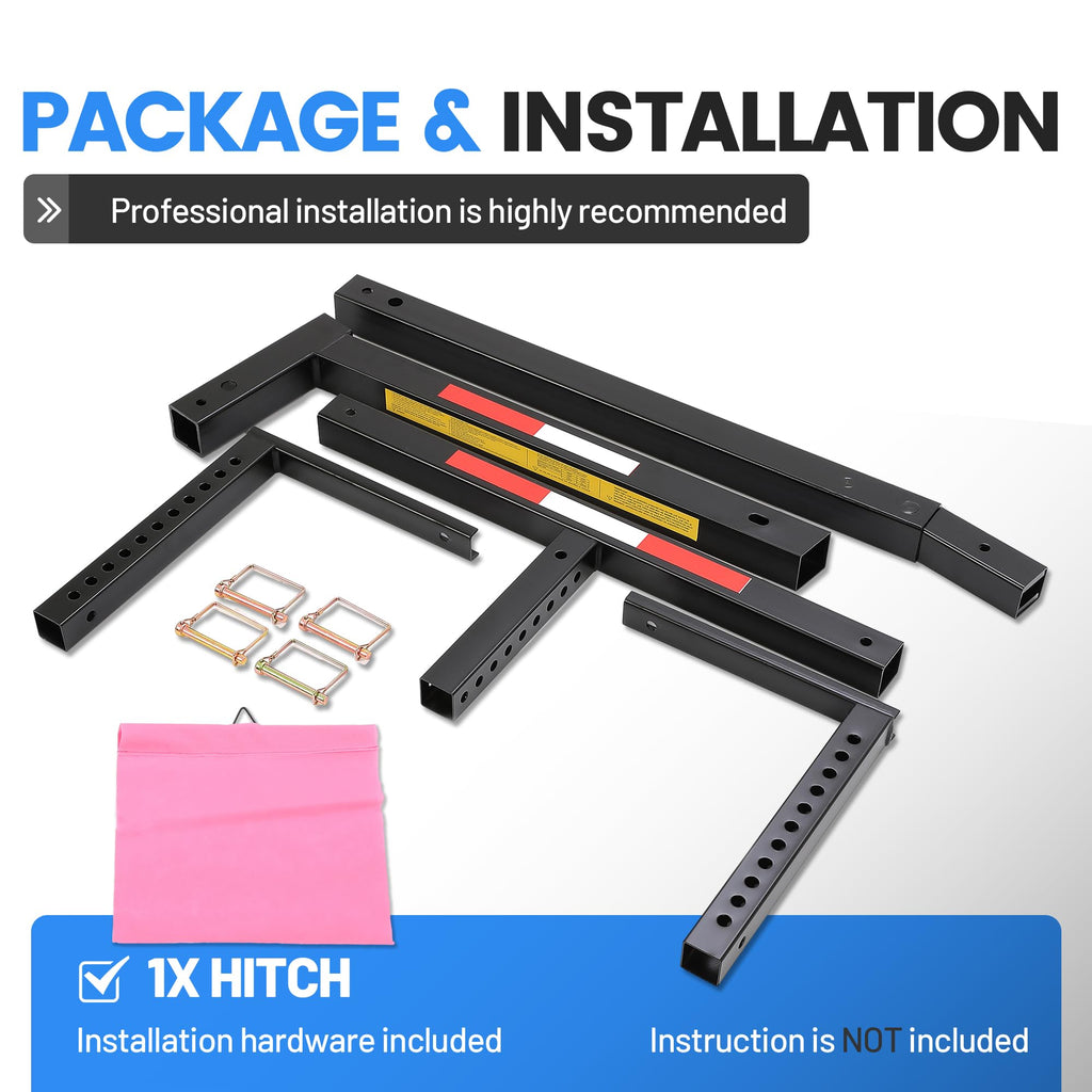 Truck Bed Extender Hitch Mount Extension Rack T149