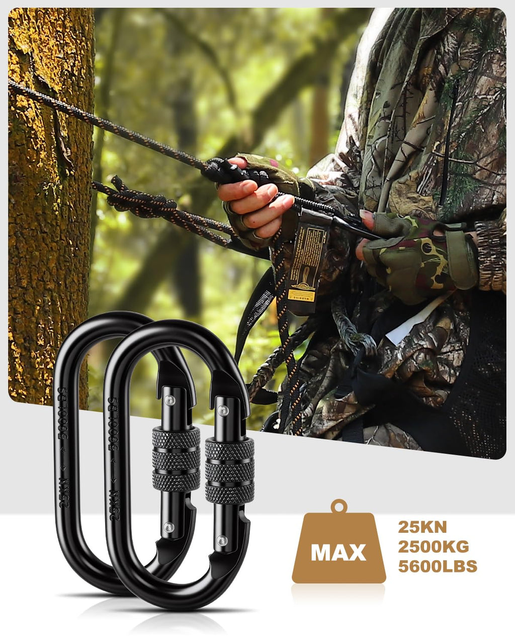 Lightweight Hunting Saddle with 2 Adjustable Safety Ropes M650