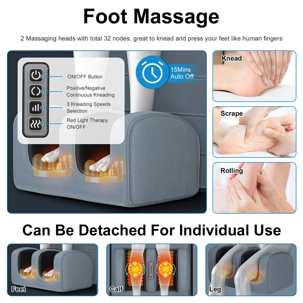 Heated Full Body Massage Mat with 10 Vibrating Nodes N42254