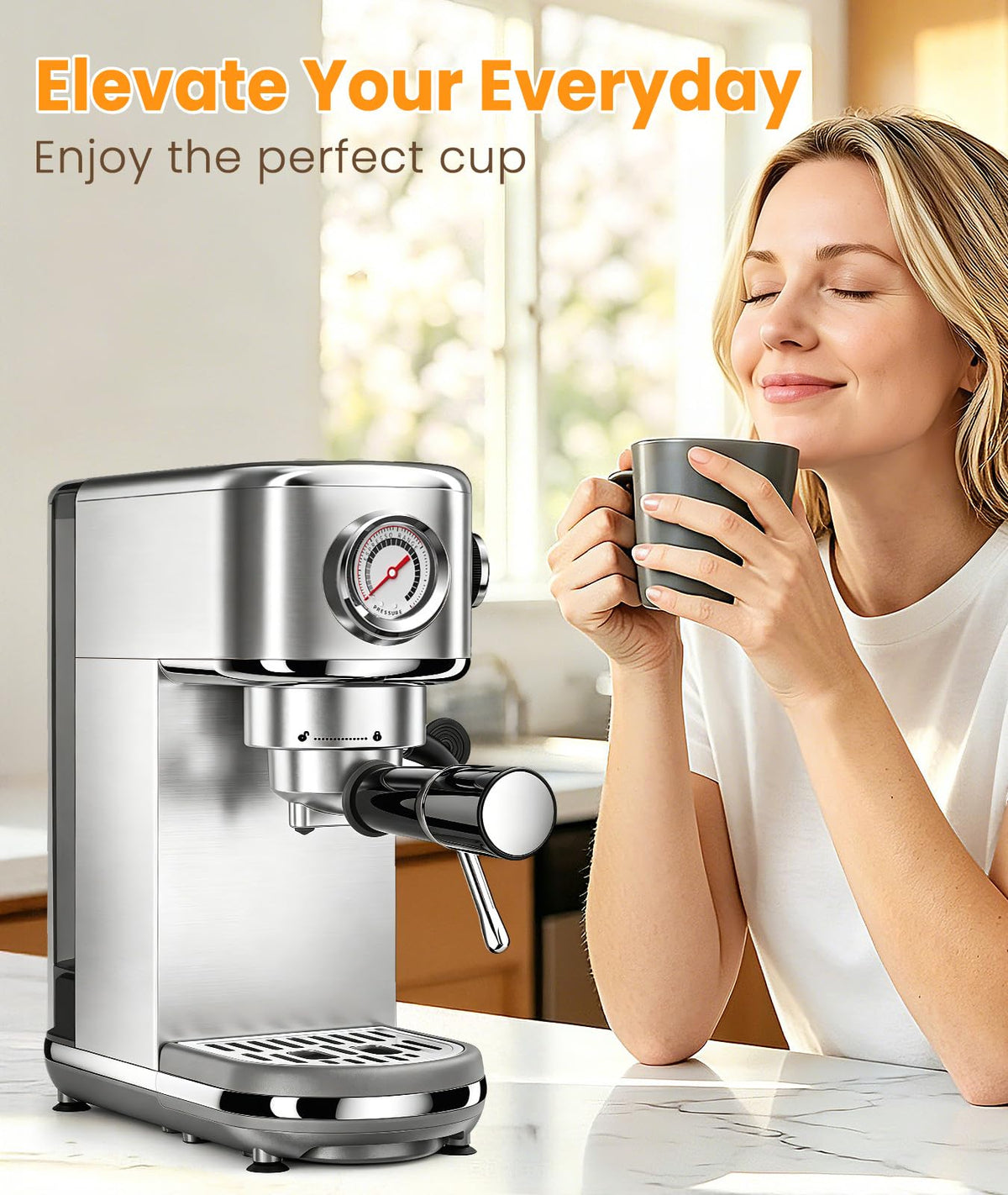 20 Bar Espresso Machine with Milk Frother Z25207