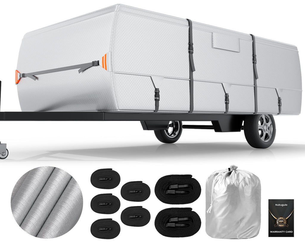 14'-16' Waterproof Oxford Fabric Camper Cover Y2679