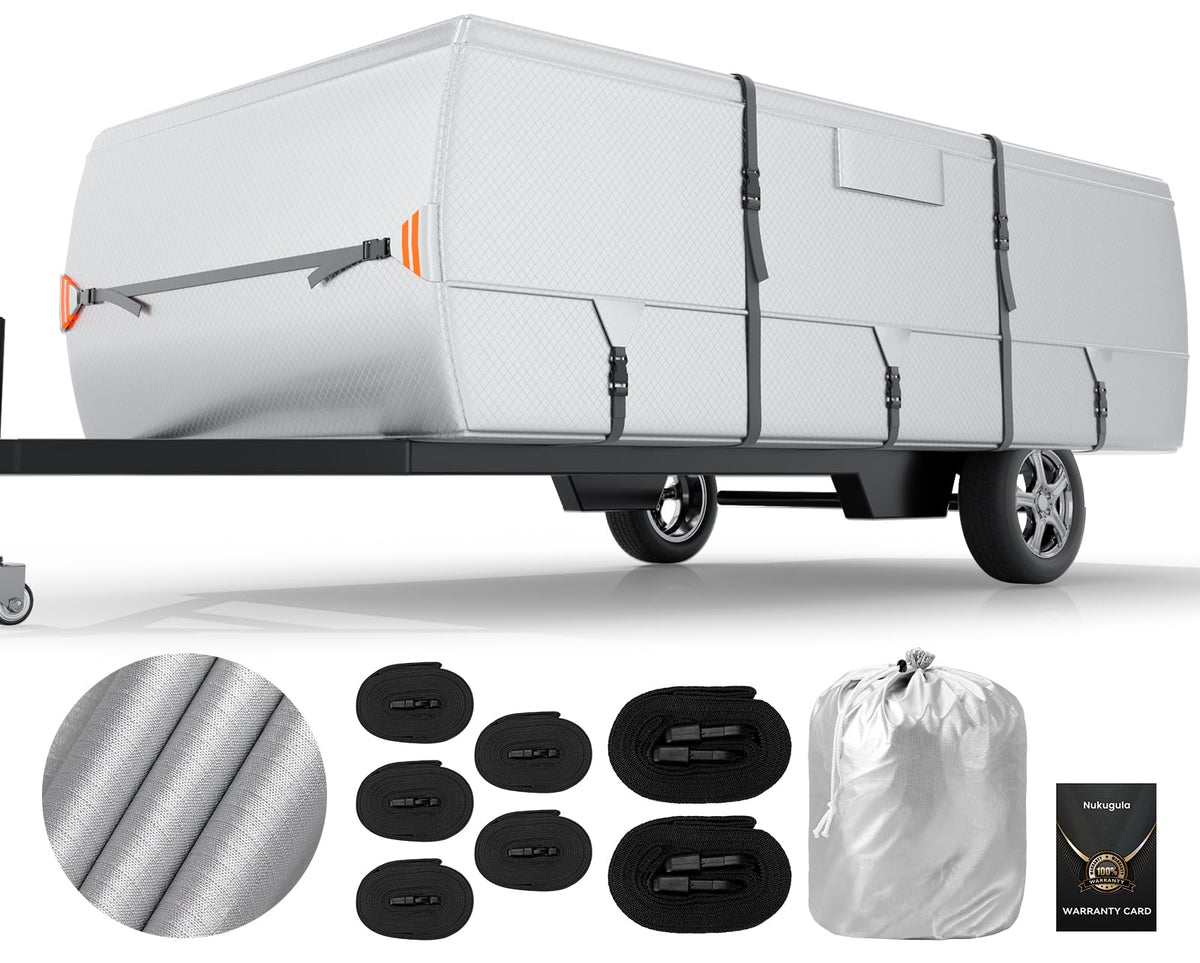 14'-16' Waterproof Oxford Fabric Camper Cover Y2679