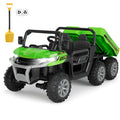 24V 2-Seater 6-Wheel Ride On Dump Truck with Remote Control M22295