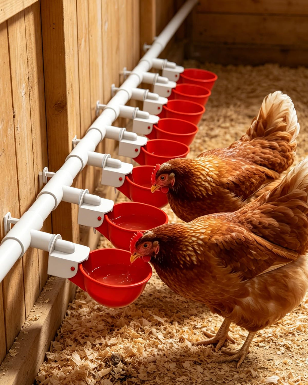 Chicken Waterer Cups 8 Pack with 3/8" Drill Bit Y337887
