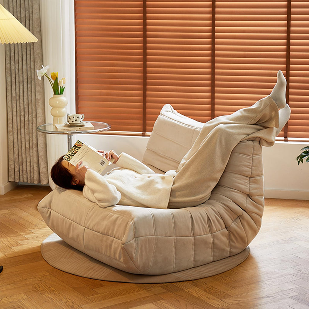 Yellow Memory Foam Bean Bag Sofa Chair T287