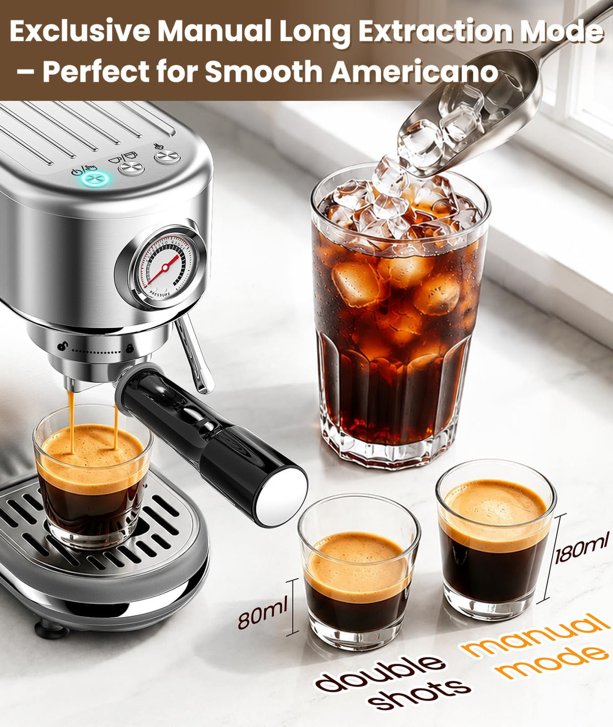 20 Bar Espresso Machine with Milk Frother Z25207