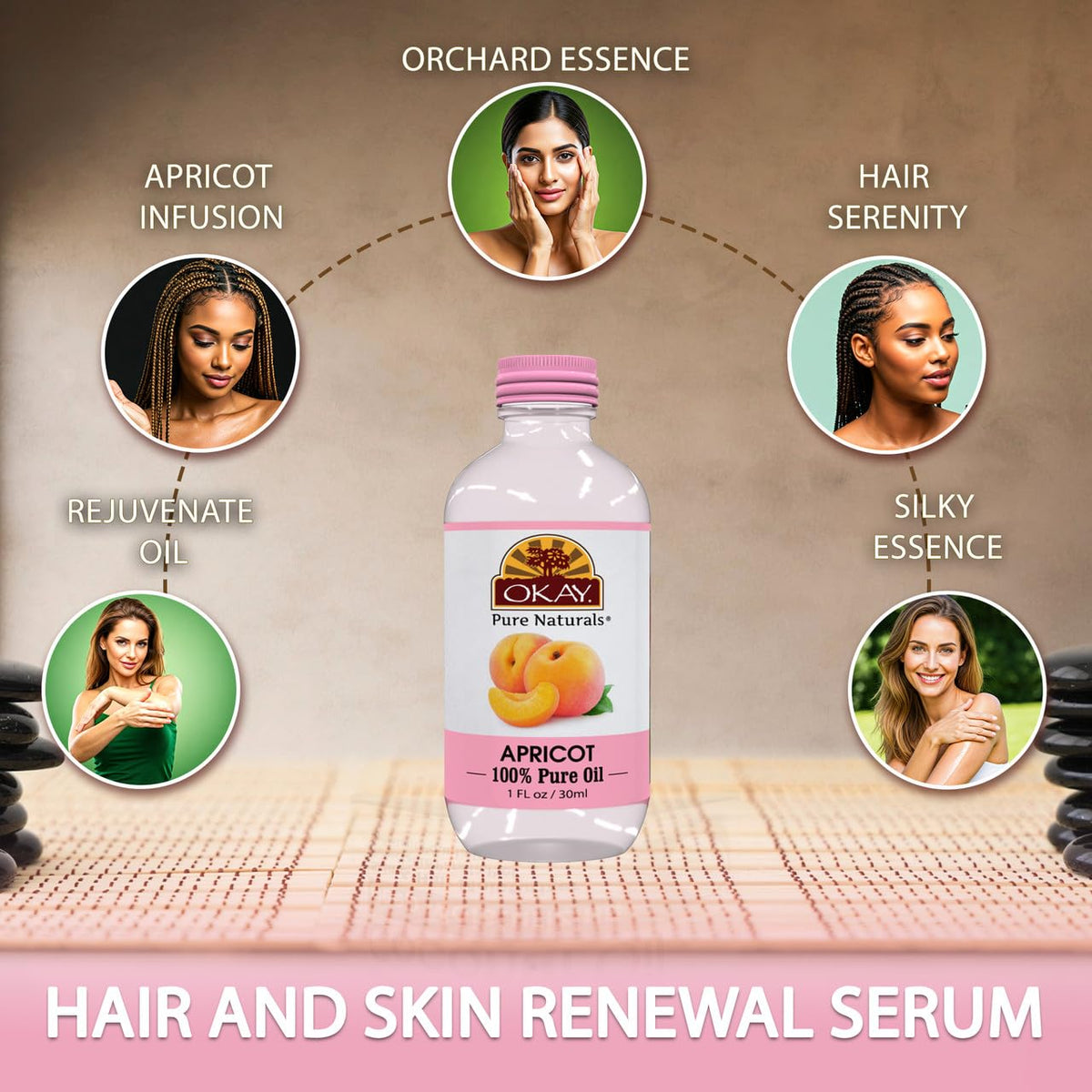 100% Pure Apricot Oil 1 oz W1370