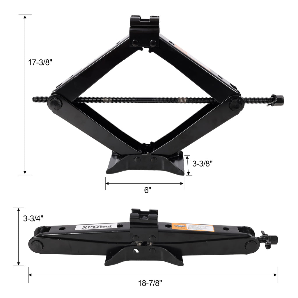3 Ton Scissor Car Jack Kit with Wrench K527879
