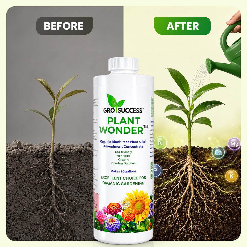 Organic Liquid Fertilizer Concentrate with Humic & Fulvic Acid 16 oz U952