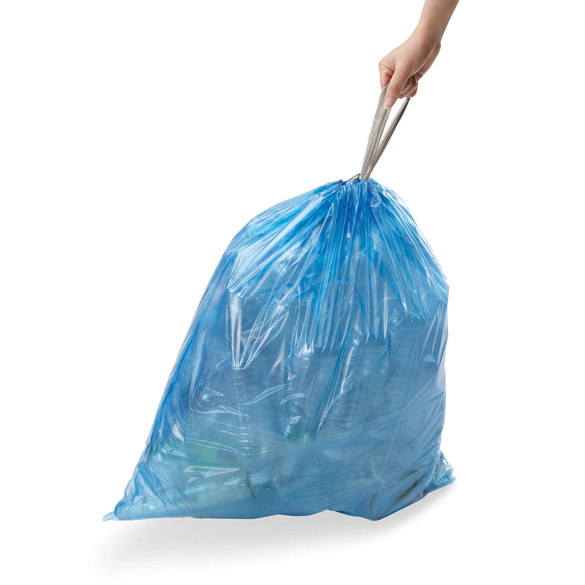 White Drawstring Trash Bags, 100 Count Q6610