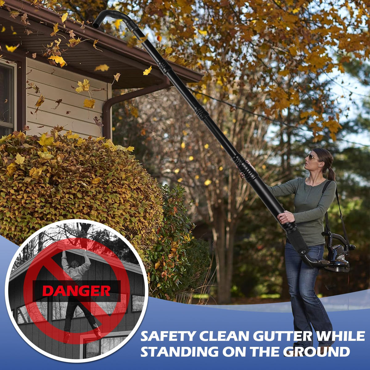 Universal Gutter Cleaning Tools for Leaf Blowers X841289