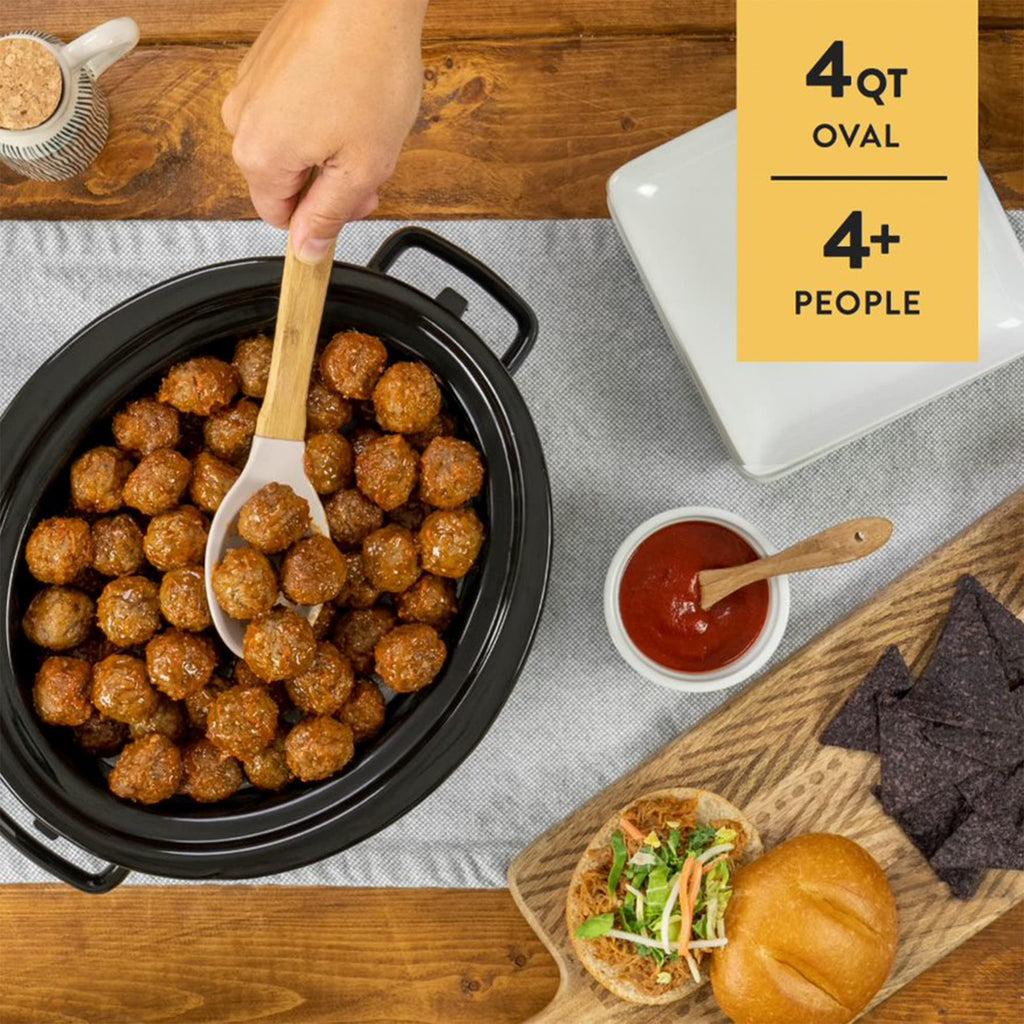 Programmable Slow Cooker, 4 Quart Oval O128