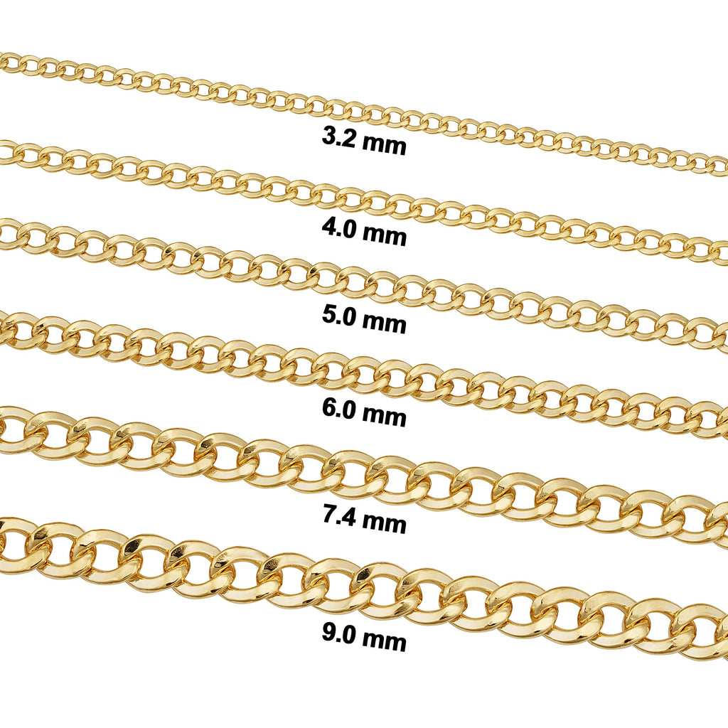 14K Yellow Gold Filled Miami Cuban Chain Necklace R608800