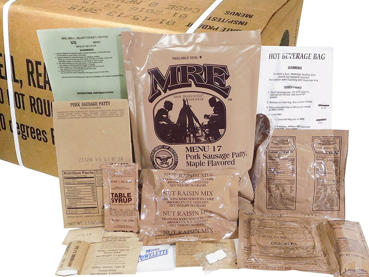 12 Meals Military Surplus Meal Ready to Eat G9734