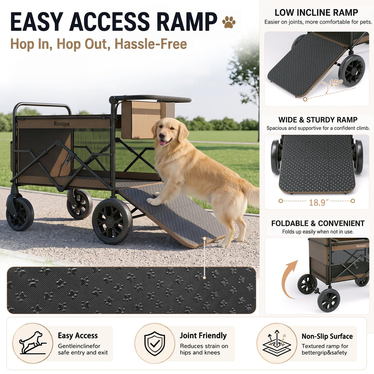 Foldable Dog Stroller N267