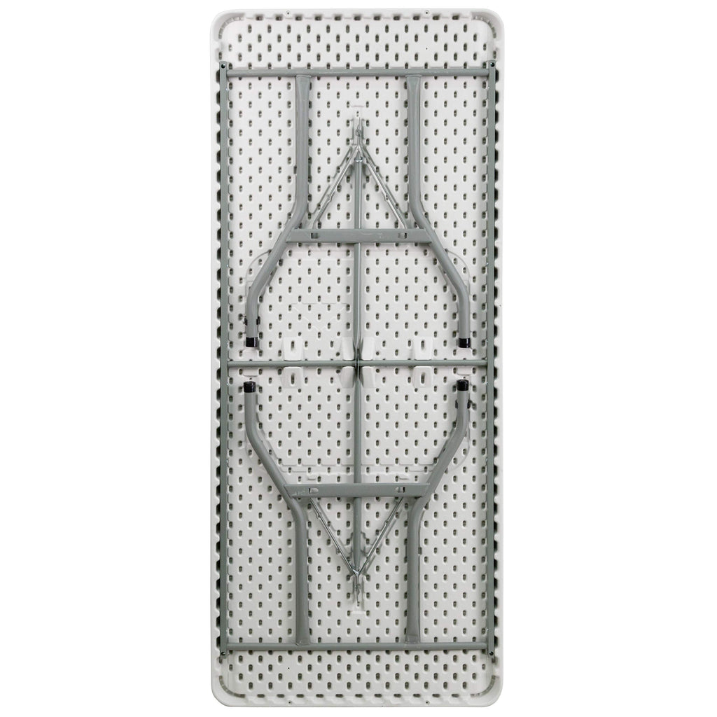 15 Pack 6-Foot Granite White Plastic Folding Table R523