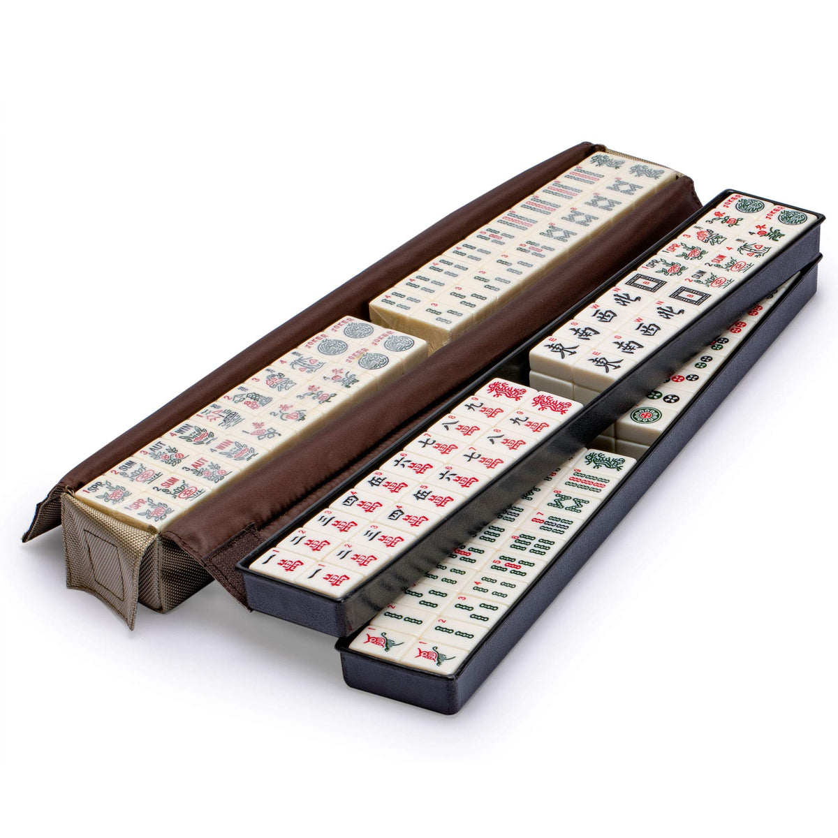 American Mahjong Set with Soft Case, Racks, Coins, Dice S19874