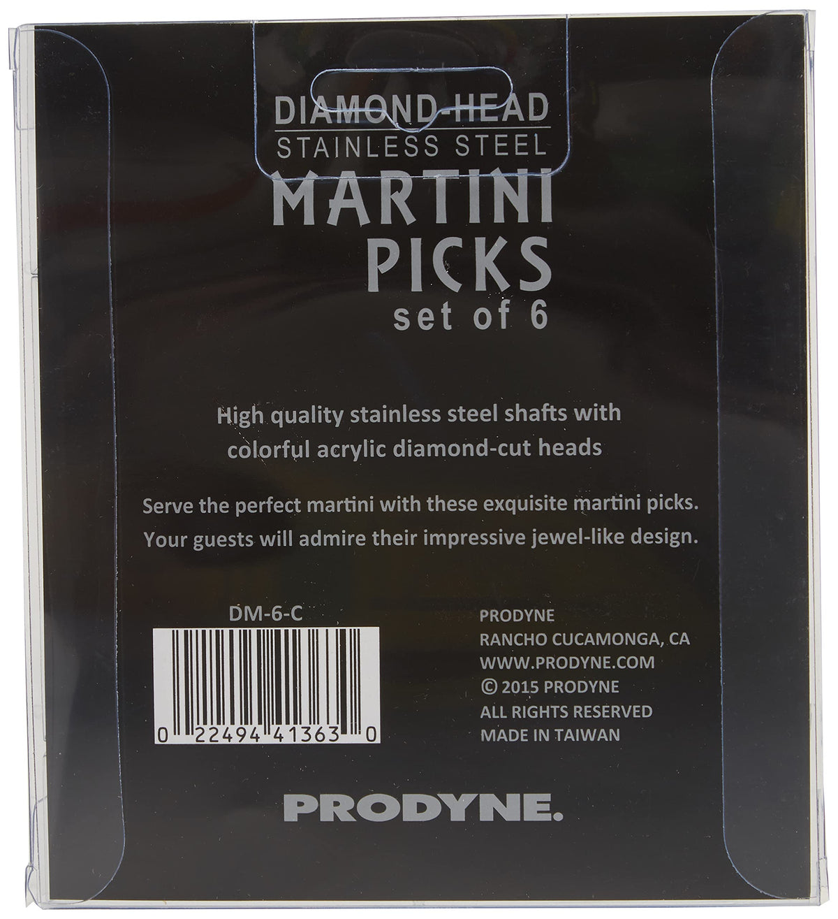 Multicolor Martini Picks Set of 6 F87926