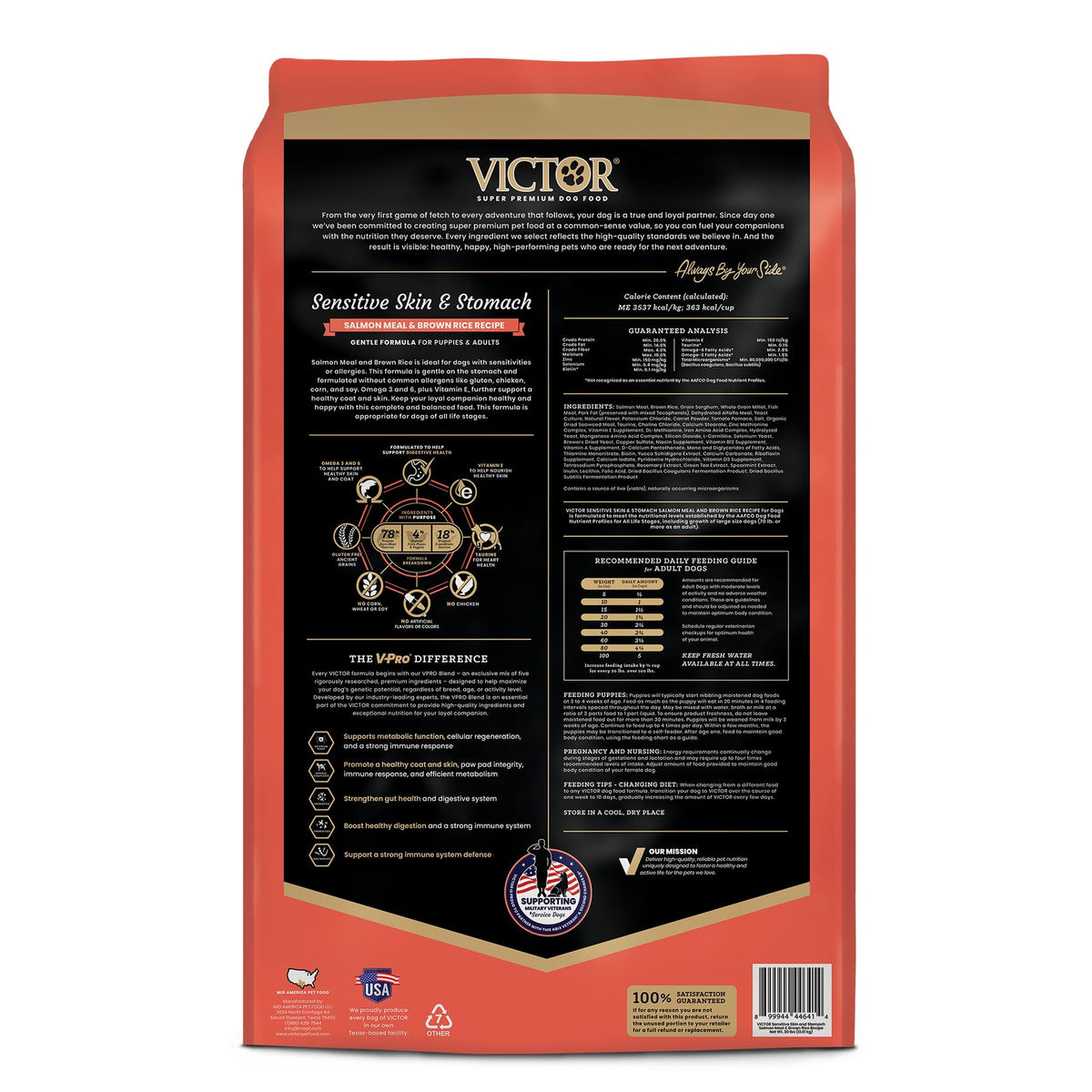 Salmon Meal & Brown Rice Dog Food, 30 lb F85679