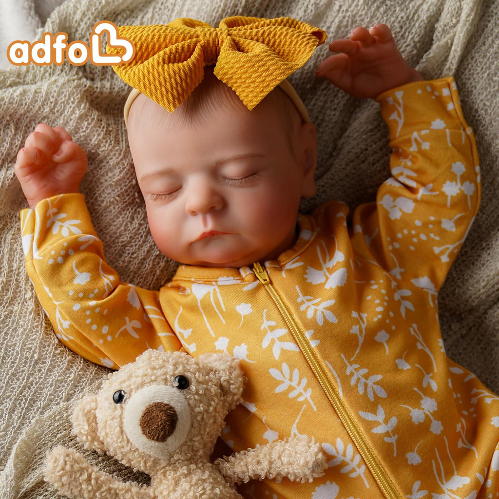 20 Inch Full Vinyl Reborn Baby Dolls Girl F459